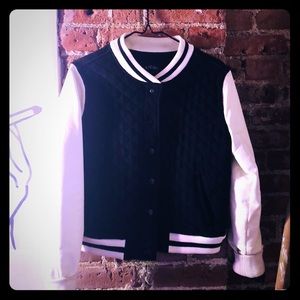 Quilted Letter Jacket